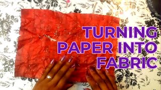 Momigami How to Turn Paper into Fabric  Story Time Childhood Memory [upl. by Etteuqal]