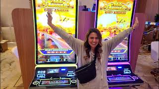 My BIGGEST JACKPOT Handpay Ever on All Aboard 250SPINS in Vegas [upl. by Aimas]