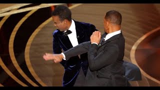 Oscars 2022  Will Smith frappe Chris Rock sur scène après une blague sur les cheveux de sa femme [upl. by Mcgurn]