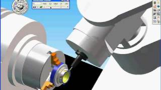 GibbsCAM  5axis machining simulation in a Mazak Integrex [upl. by Jochbed657]