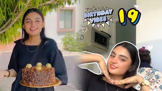 My 19th birthday vlog birthday in university vlog  Wania Azam vlog [upl. by Eiroc]