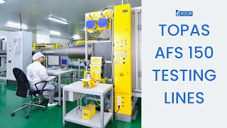 German TOPAS AFS 150 Testing Lines for HEPA ULPA [upl. by Ocker]