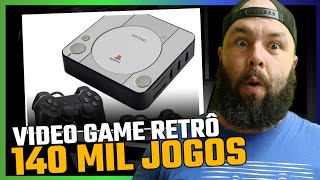 Testando VIDEO GAME Retrô 140mil jogos Game Box excelente diversão [upl. by Aisatal976]