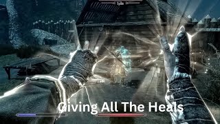 Playing Skyrim as a Support Mage [upl. by Nitin759]