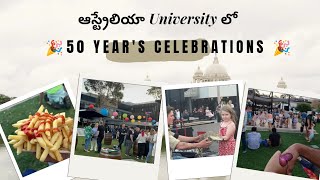 Deakin University లో 50 Years Celebrations 🎉🎉australia trendingvideo ❤️ Ruhi ❤️student [upl. by Inaej]