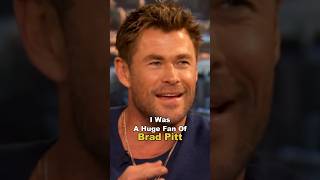 Chris Hemsworth On Meeting Brad Pitt For The First Time chrishemsworth [upl. by Derian]