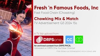 Chowking Mix amp Match Lucky Combos TV Ad Q3 2024 15s Philippines CCST [upl. by Utas]