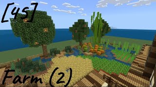 How To Build Stampys Lovelier World 45 Farm Part 2 [upl. by Dola]