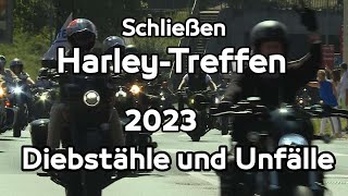 Das HarleyTreffen 2023 endete am Samstag mit der traditionellen Parade durch Faker Lake und Villach [upl. by Aimej]