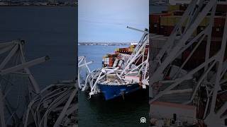 Unexpected ship accident in America  Baltimore ship accident [upl. by Zima]