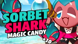 SORBET SHARK COOKIE VINO PARA COMER Y GANAR ESTA ROTO Cookie Run Kingdom Español [upl. by Leiram]