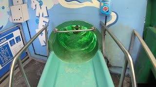 Dangerous Screamer Water Slide at Splashdown Poole [upl. by Notrub128]