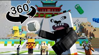 360 VR KUNG FU PANDA Dumpling killer on the hunt Minecraft [upl. by Delores]