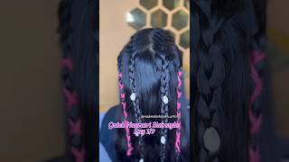 Quick amp Easy Navratri Hairstyle Day 19 navratri navratrispecial navratri2024 navratrihairstyle [upl. by Pihc]