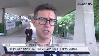 20230610 FIRENZE  COPPIE GAY NARDELLA FIRENZE APPOGGIA LE TRASCRIZIONI [upl. by Eva945]