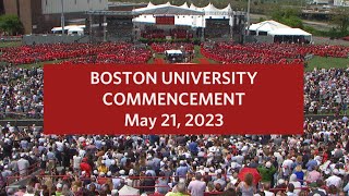 Boston University’s 150th Commencement Ceremony 2023 [upl. by Zilvia]