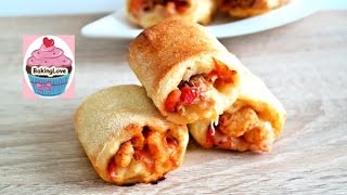 Geniale Pizzabrötchen mit Thunfisch oder Putenfüllung I Pizzarolls selber machen [upl. by Orna]