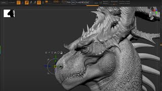 Getting Started with ZBrush Part 15  Gizmo Tool [upl. by Keyser556]