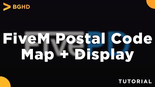 FiveM Postal Code Map amp Display  Install Tutorial [upl. by Rangel568]