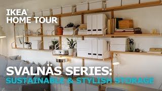 Stylish Wall Mounted Shelves  IKEA Home Tour [upl. by Luci]