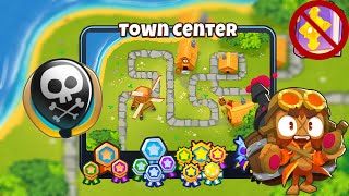 Town Center Apopalypse Guide  No Monkey Knowledge  BTD 6 2023 Updated 4K [upl. by Harras935]