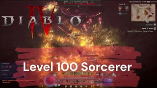 Diablo 4 Season 4  Level 100 Sorcerer [upl. by Allissa386]