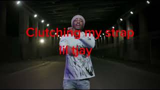 Cluching my strap Lil Tjay sped up youtube liltjay [upl. by Zilber]