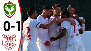 Amed SK vs Pendikspor 01 All Goals and Extended Highlights [upl. by Alledi]