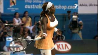 Serena Williams  Super Slow Motion Forehand [upl. by Bilek]