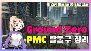 타르코프 Ground Zero그라운드 제로 PMC 탈출구 위치 [upl. by Mahtal]