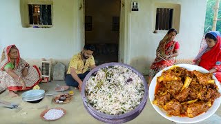 কোটা মসলায় মাটন কষা তার সাথে জিরা রাইস  Kosha Mutton amp Jeera Rice [upl. by Eetnahc]