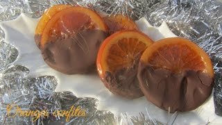 Recette des oranges confites maison [upl. by Osrick]