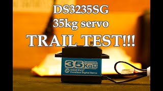 ArSiwithTyoPat DSServo DS3235SG Trail Test 35kg  74v [upl. by Nerty]