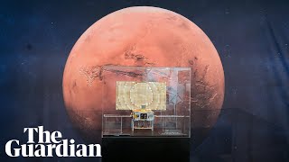 Nasa probe lands on Mars after sixmonth journey through space – watch live [upl. by Holzman952]