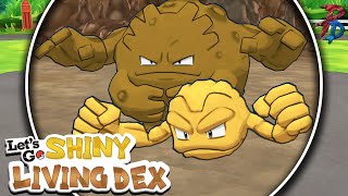 ✨ INSANE DOUBLE SHINY GEODUDE in POKEMON LETS GO PIKACHU and EEVEE EVOLVING to SHINY GRAVELER ✨ [upl. by Leummas107]