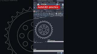 Autocad practice drawing  autocad mechanical drawing  CAD By Ankit  autocad [upl. by Atiruam]