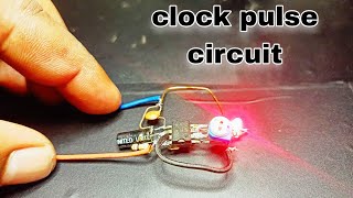 DIY Clock CircuitPulse Generator Using 555 Timer IC [upl. by Irec594]