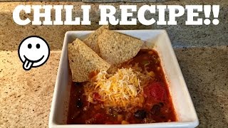 Easy Chili Recipe [upl. by Ailero501]