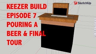 Keezer Build Episode 7  Pouring a Beer and the final tour [upl. by Biancha]