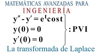 La transformada de Laplace Solución de un PVI Zill 43 29 [upl. by Kemme902]