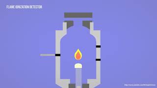 GC  Gas Chromatography  FID  Flame Ionization Detector Animation [upl. by Zolner]