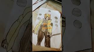 Naruto 6 paths sage mode drawingnarutoshippuden [upl. by Gujral311]