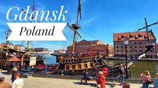 Gdansk Poland 4K Walking Tour 2023 [upl. by Eesyak]