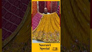 🔥KCPC Special Pure Chinon Crush With Bandhej Silk heavy Work Embroidery Lehnga mustard shorts [upl. by Feodora536]