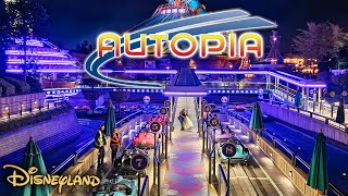 4K Autopia by Night  Disneyland Paris [upl. by Urban]