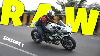 my First SILENT Vlog on Worlds Fastest Ninja H2 [upl. by Ycnan]