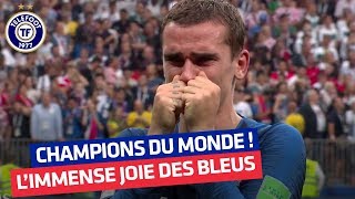 Coupe du monde  la joie des Bleus après la victoire [upl. by Ayik]