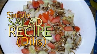 SIMPLE SALAD RECIPE  Elays Kitchen [upl. by Felicdad]