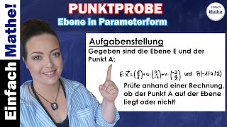 Liegt der Punkt auf der Geraden  Punktprobe und Beispielaufgaben [upl. by Ahsenak330]