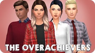 HIGH SCHOOL CLIQUES  THE OVERACHIEVERS  Sims 4 Create A Sim [upl. by Hoxsie]